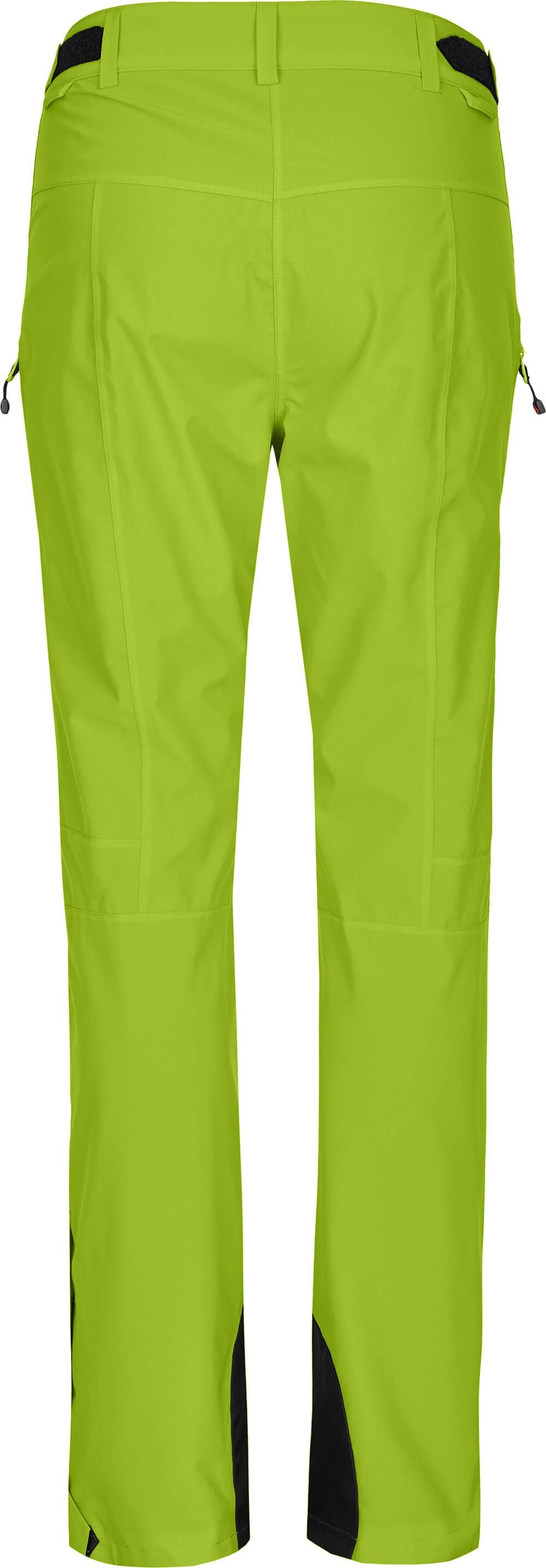 Bergson Skihose ICE light Slim Damen Skihose, unwattiert, 20000 mm Wassersäule, Normalgrößen, lime grün