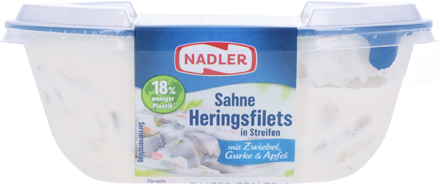 Nadler Sahneheringsfilets mit Gurken & Äpfeln