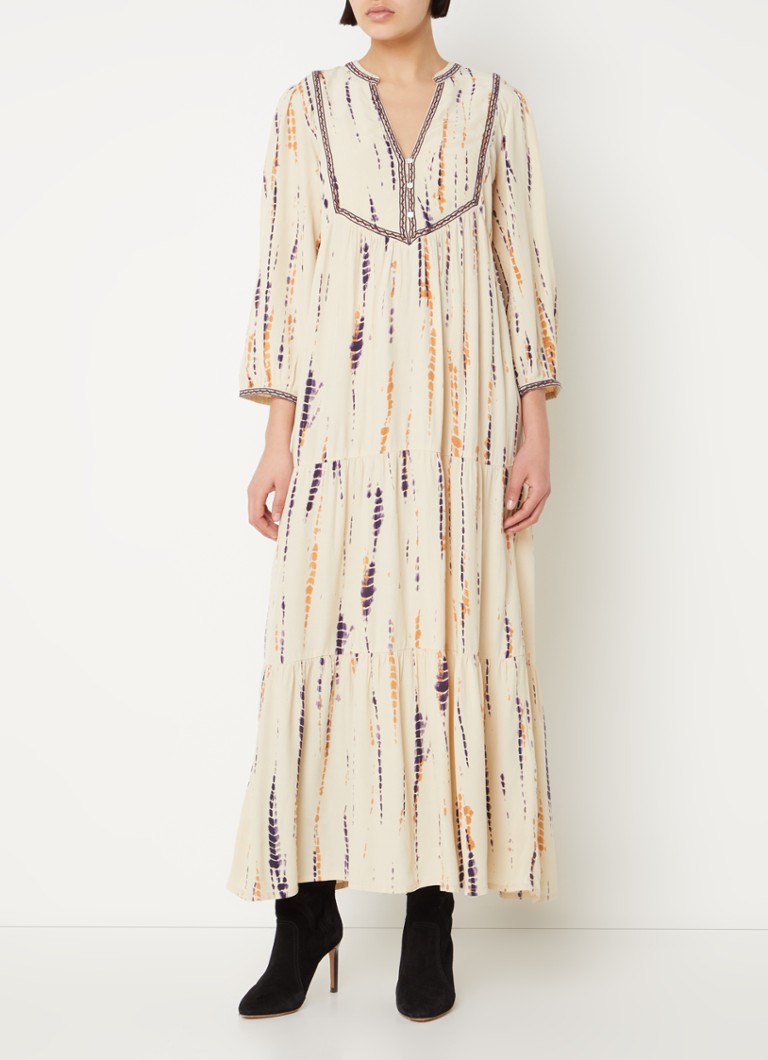Vestido túnica largo Isolde de ba&sh con estampado