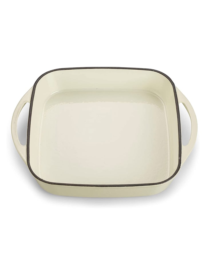 Echtwerk 2 tlg. Set Gusseisen Bräter mit Deckel 1.5 l in Creme günstig kaufen onesize