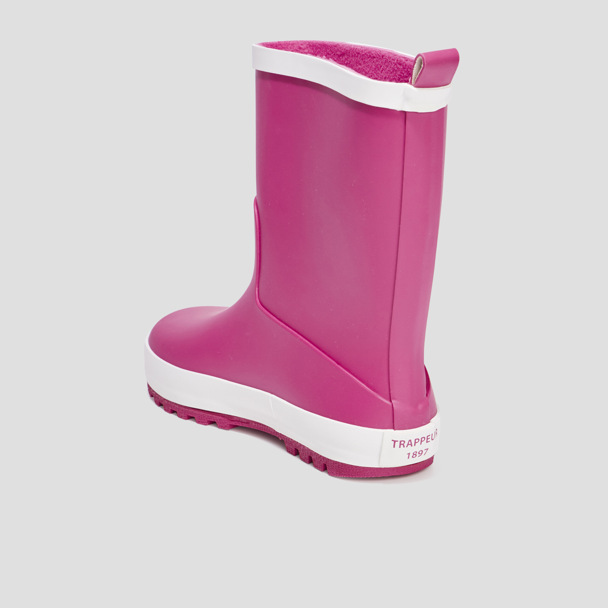 Bottes de pluie Trappeur rose fille | La Halle