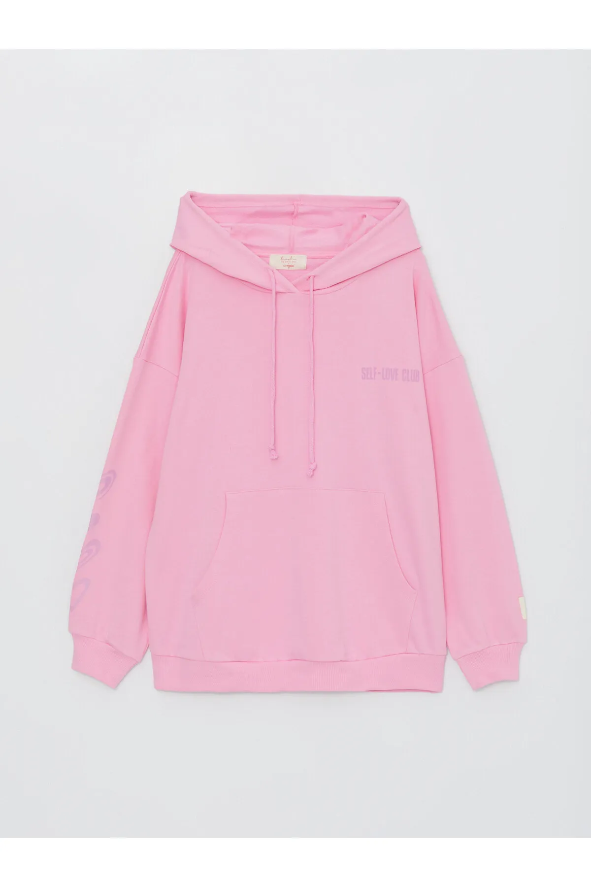 LC Waikiki  Bedruckter Langarm Oversize Damen Hoodie Mutter Mädchen Kombination