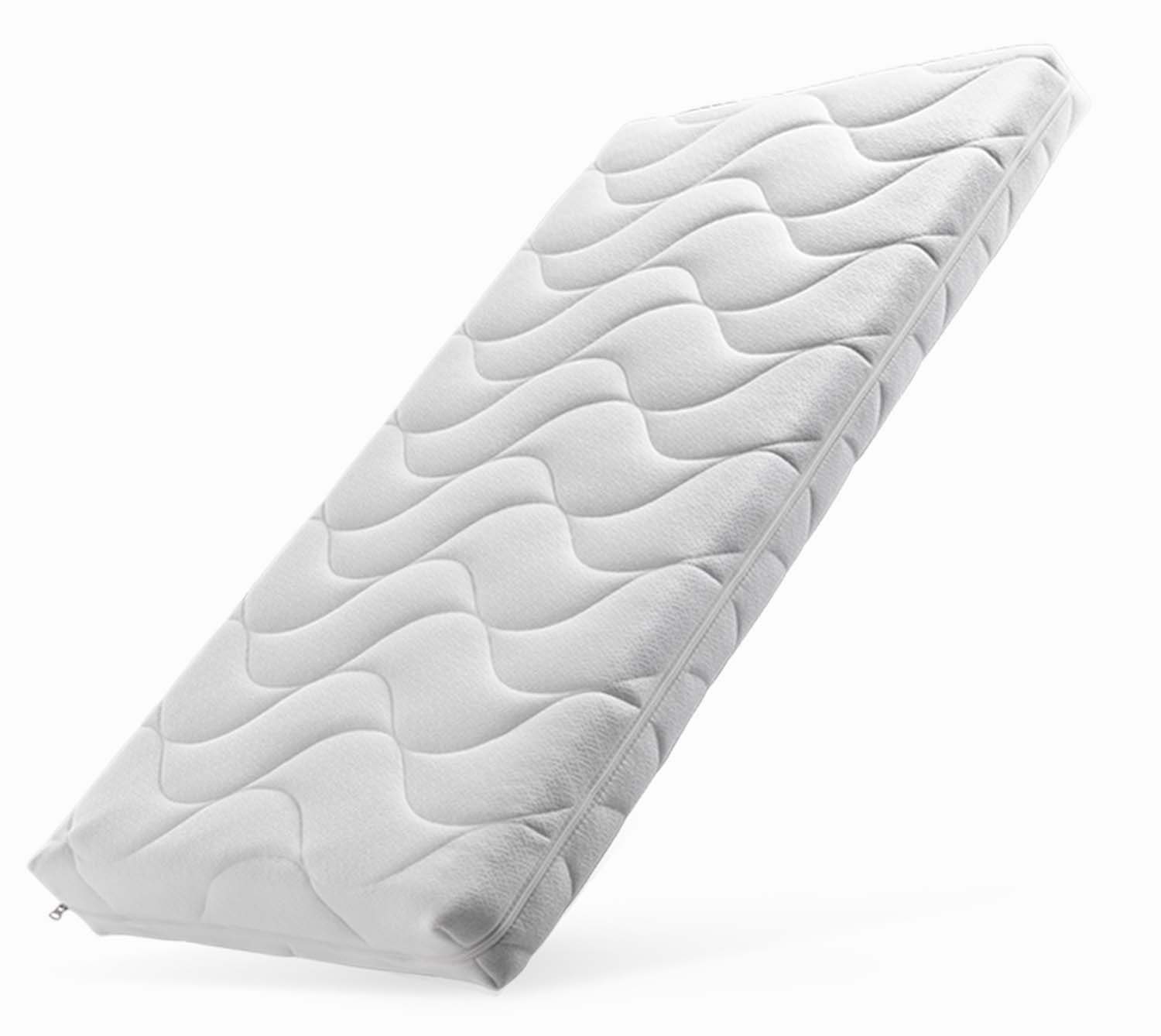Kindermatratze SUSU, Jabari, 12 cm hoch, Babymatratze 60x120 cm für Babybett oder Wiege, Kindermatratze 60x120 Jugendmatratze, mit Hochwertige Qualität Bezug, Belastbar bis 70 kg, Optimales Schlafklima (atmungsaktiv durch Klimawatte)