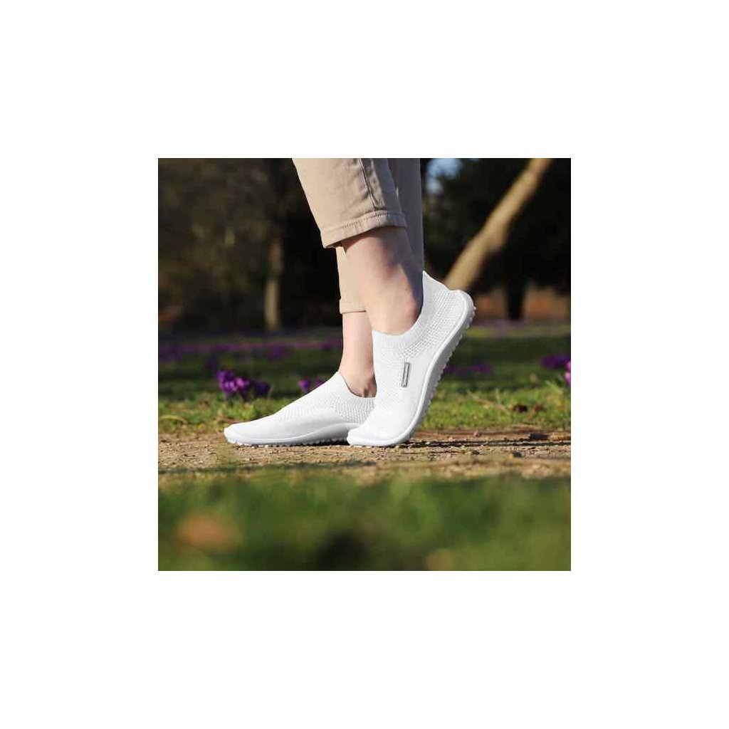 Leguano Scio White Slip-On Barfußschuhe