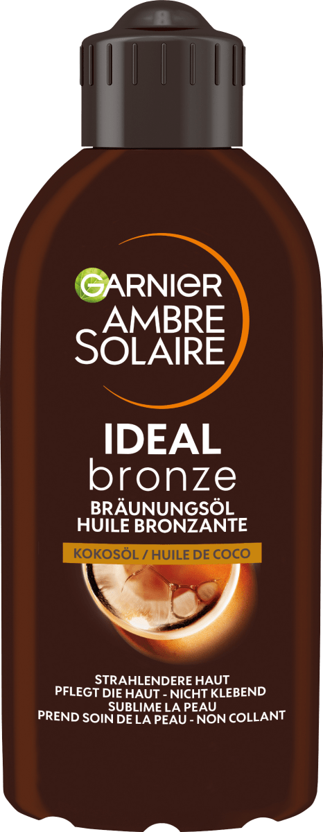 Bräunungsöl ideal bronze mit Kokosöl, 200 ml