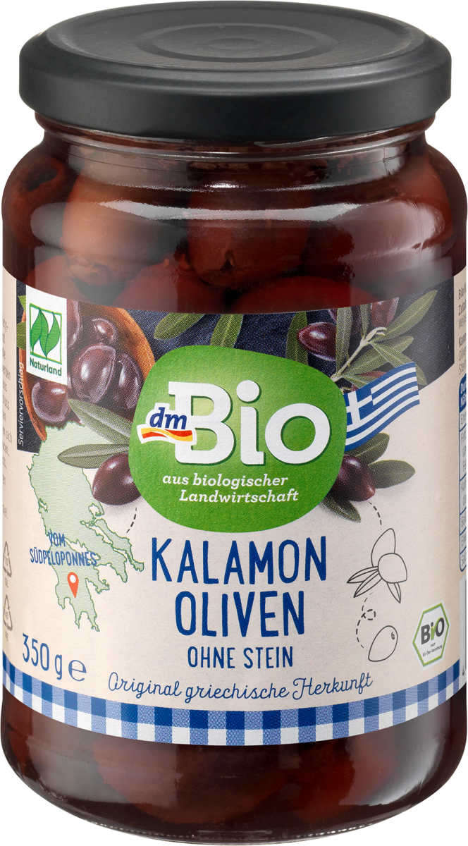 Kalamon Oliven ohne Stein, 180 g