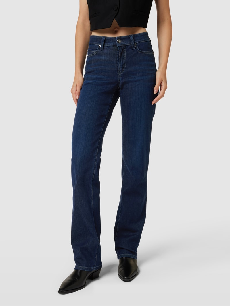 Jeans mit 5-Pocket-Design Modell 'PARIS' in dunkelblau