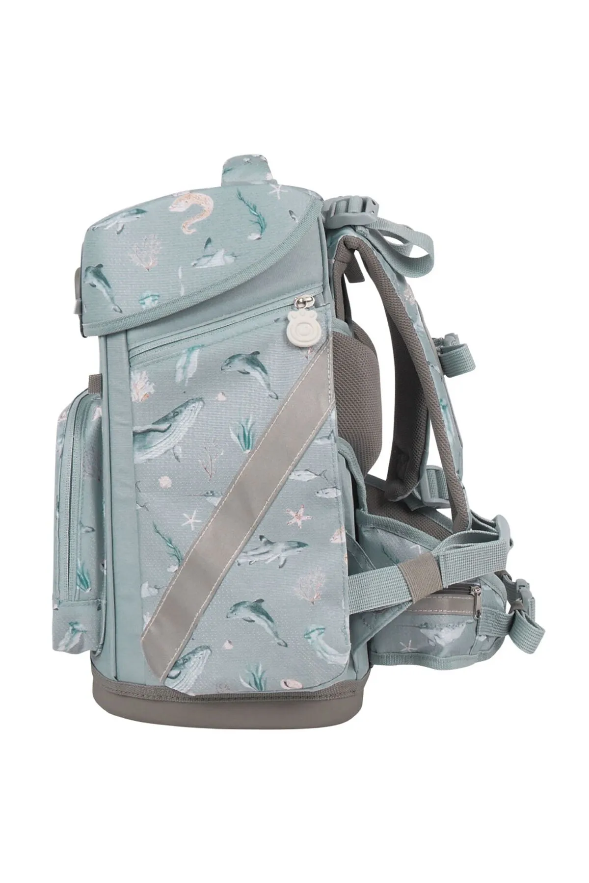 School Mood  Schulrucksack - Türkis - Unifarben