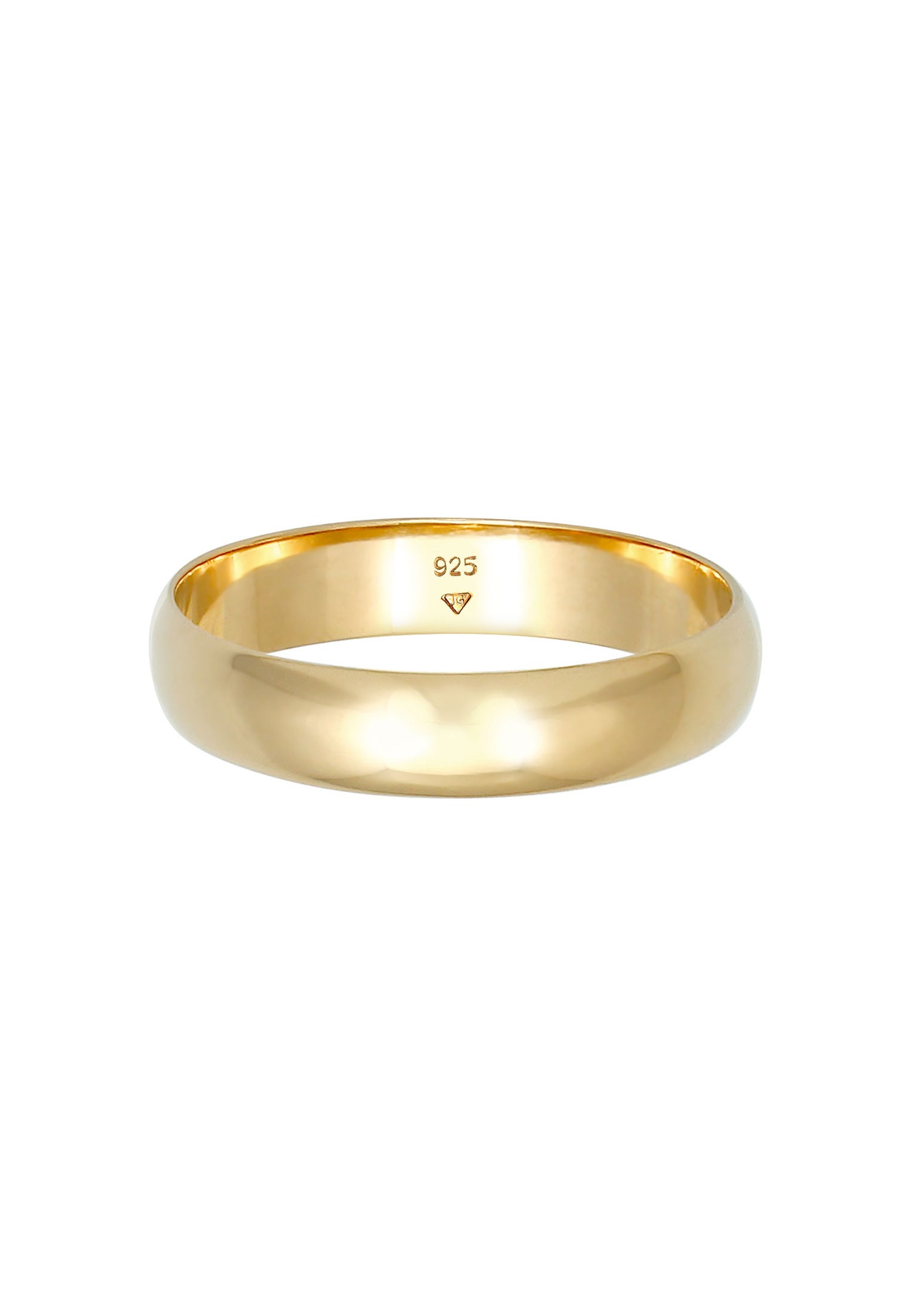 Anillo clásico sencillo de Elli para mujer en plata de ley 925.