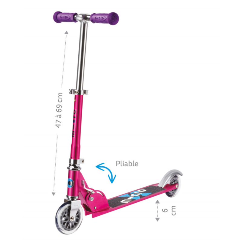 Trottinette pliable – Light Rose