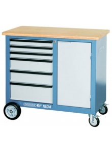 Gedore 1814958 1504 0321 Mobile Werkbank mit 6 Schubladen
