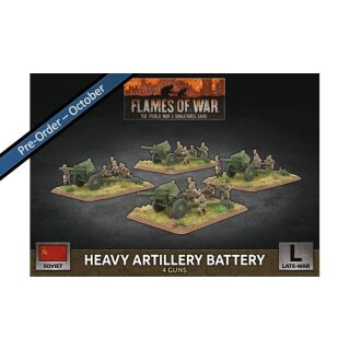 152mm Artillery Battery (x4 Plastic)