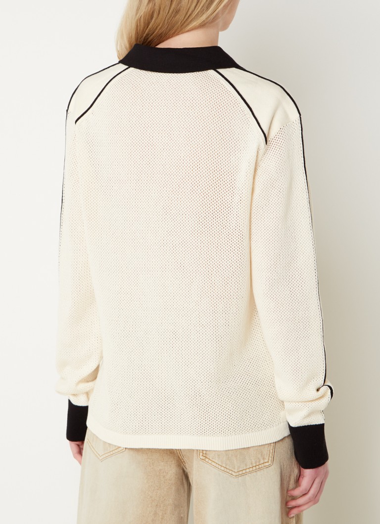 House of Sunny Keepers fine-knit sweater with logo embroidery