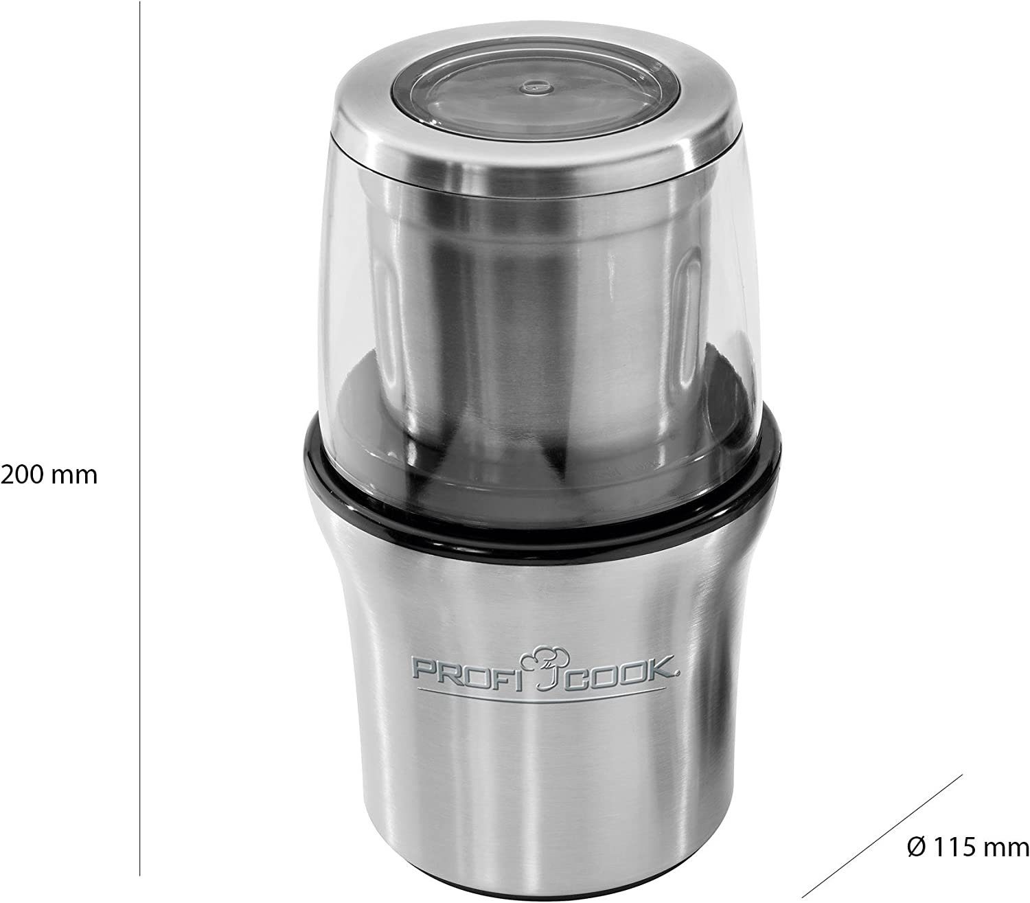 BOMANN Kaffeemühle PC-KSW 1021 ED, 200 W, 85 g Bohnenbehälter