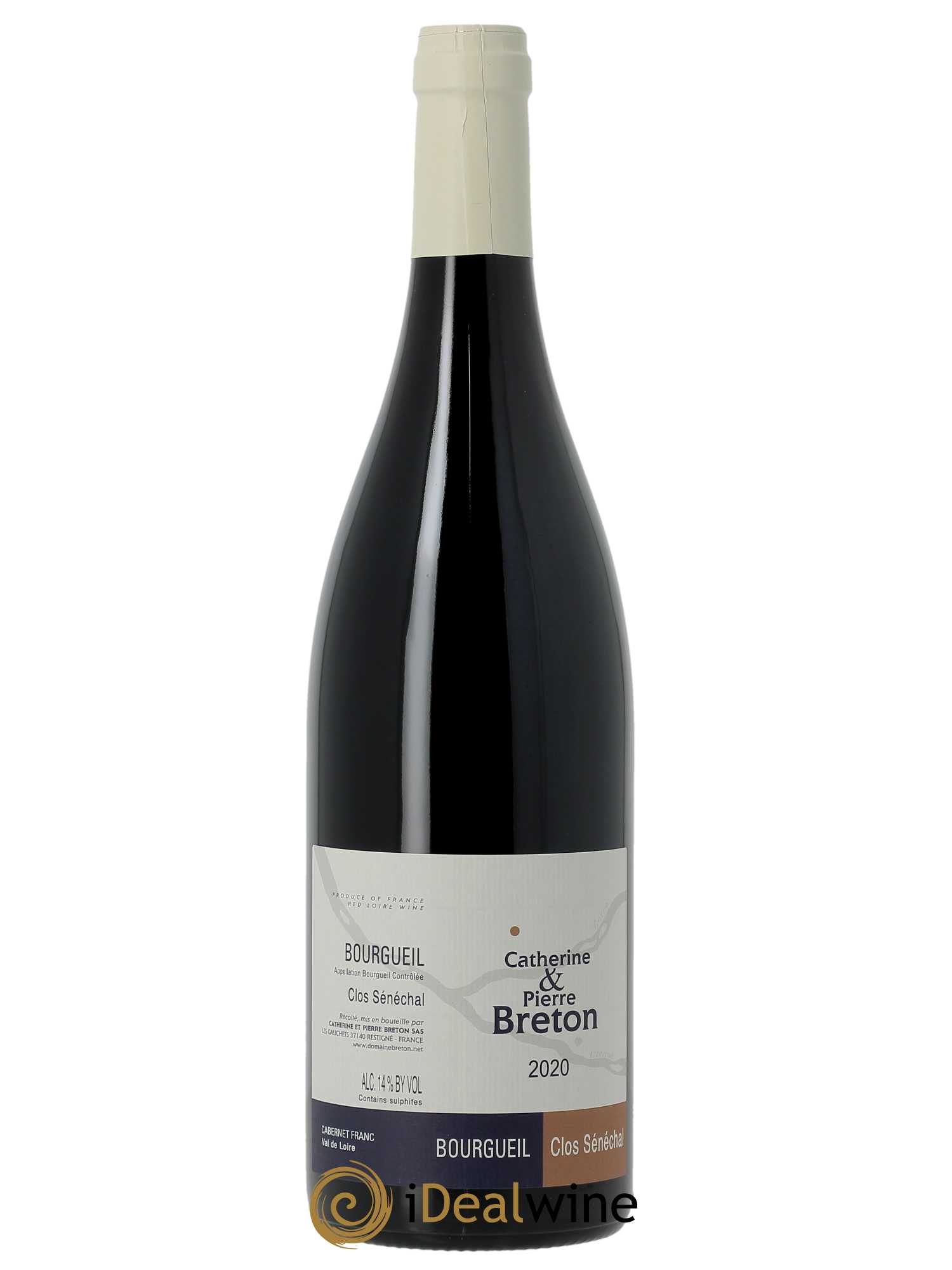 Bourgueil Clos Sénéchal Catherine et Pierre Breton  2020 - Lot de 1 Bouteille