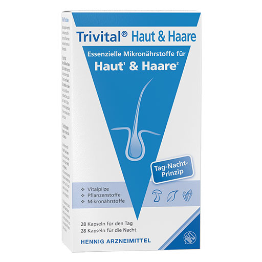 TRIVITAL Haut Haare Kapseln  56 St  Kapseln