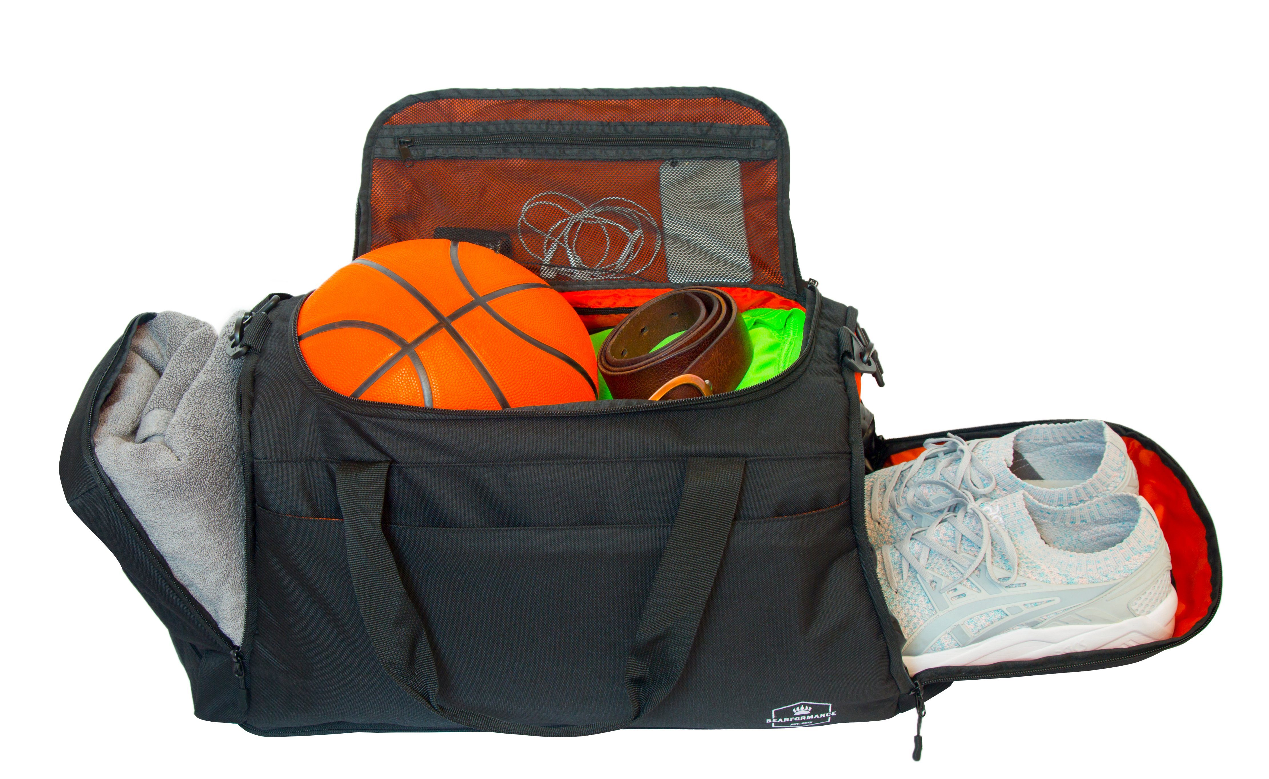 Bearformance Sporttasche Ultimate Sportbag, mit Schuhfach, Nassfach und Rucksackfunktion