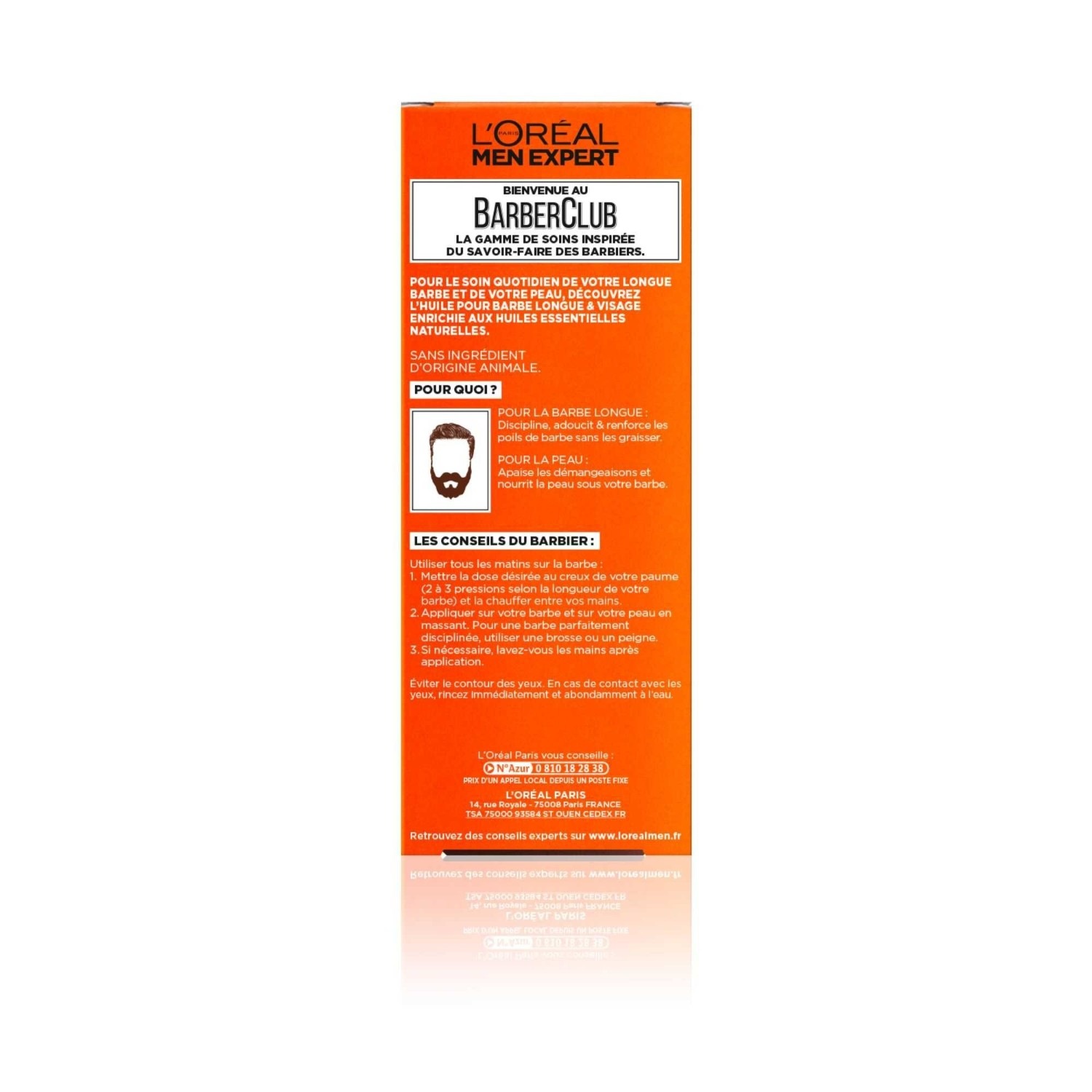 L'Oréal Men Expert Expert Barber Club Long Beard and Face Oil -
