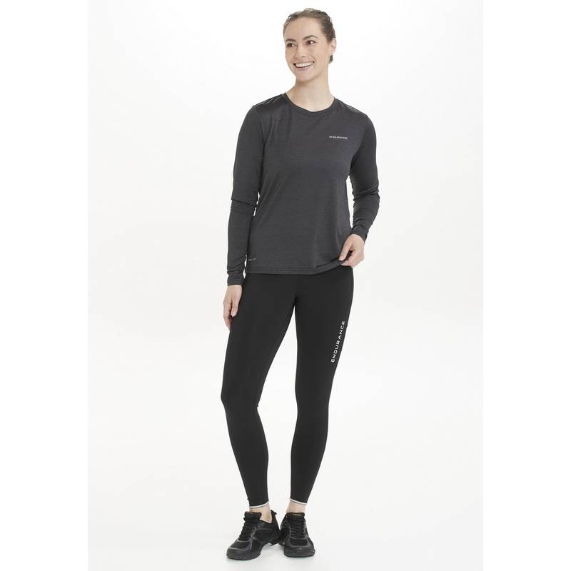 Endurance Maje Melange Langarmshirt Damen