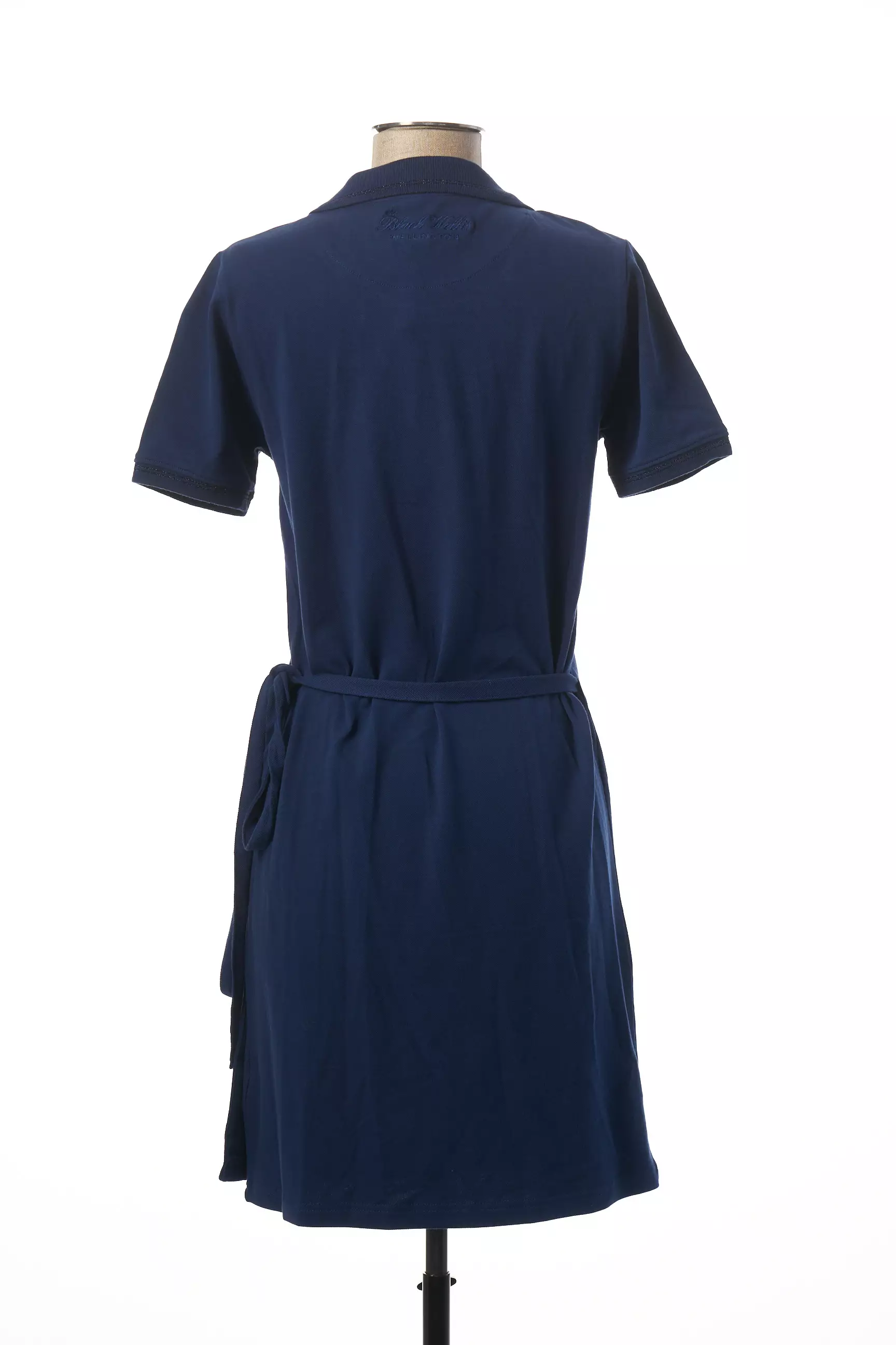 Black Wellis Robes Courtes Femme couleur bleu