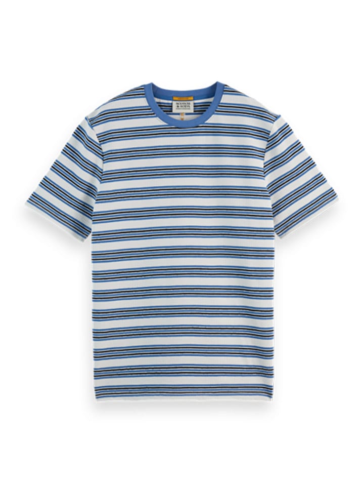 Scotch & Soda Shirt in Blau/ Weiß günstig kaufen