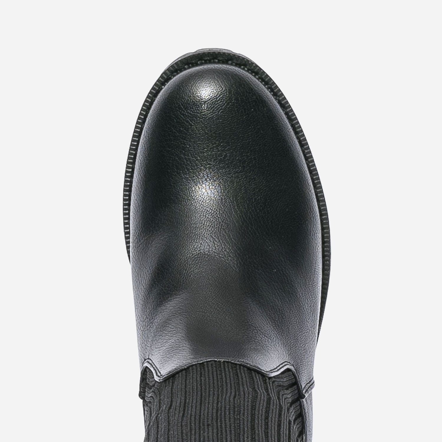 Cuissarde-chaussette TEXTO noire