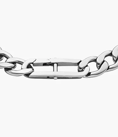 Fossil Gliederarmband Heritage D-Link Edelstahl