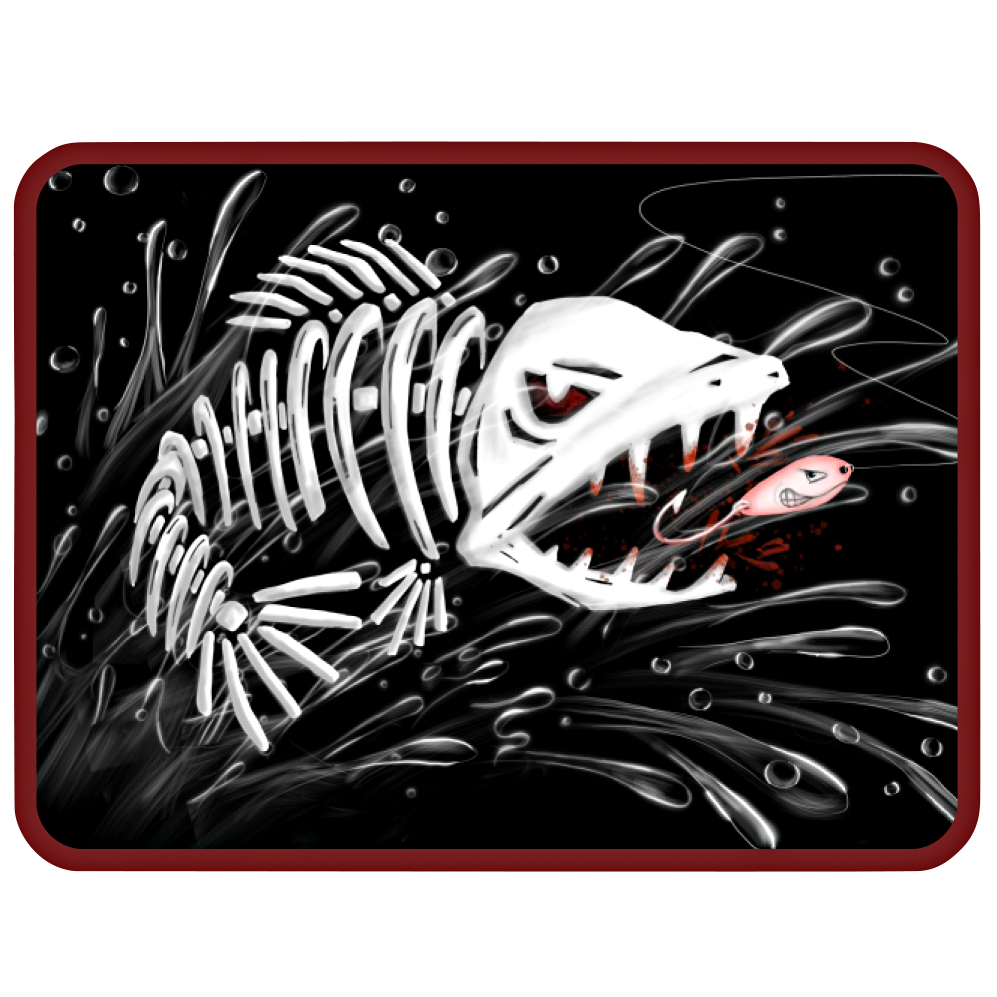 Aufnöher Angry Fish