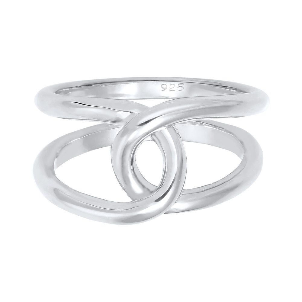Elli Elli Bague Organique Filigrane Bague Femme - Argent (925/1000) Bague