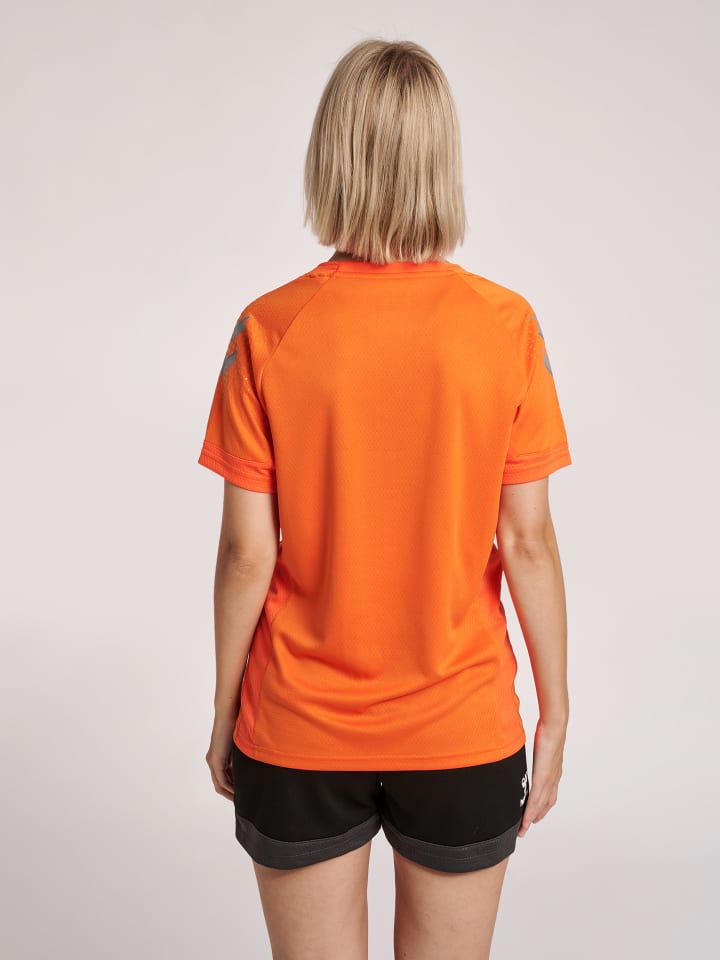 Hummel Hummel T-Shirt Hmllead Damen in ORANGE TIGER günstig kaufen