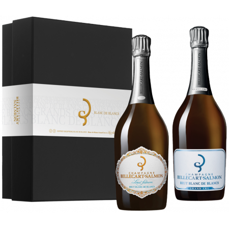 CHAMPAGNE BILLECART SALMON - COFFRET EXCEPTION - DUO BLANC DE BLANCS