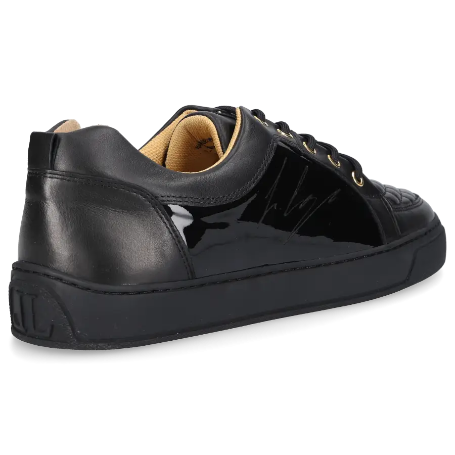 Leandro Lopes - Sneaker low EZIO Kalbsleder - schwarz