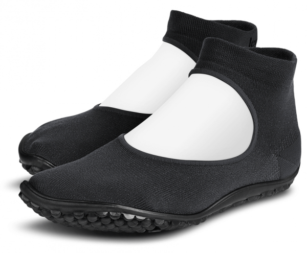 Leguano ~ Sockenschuh Ballerina ~ schwarz