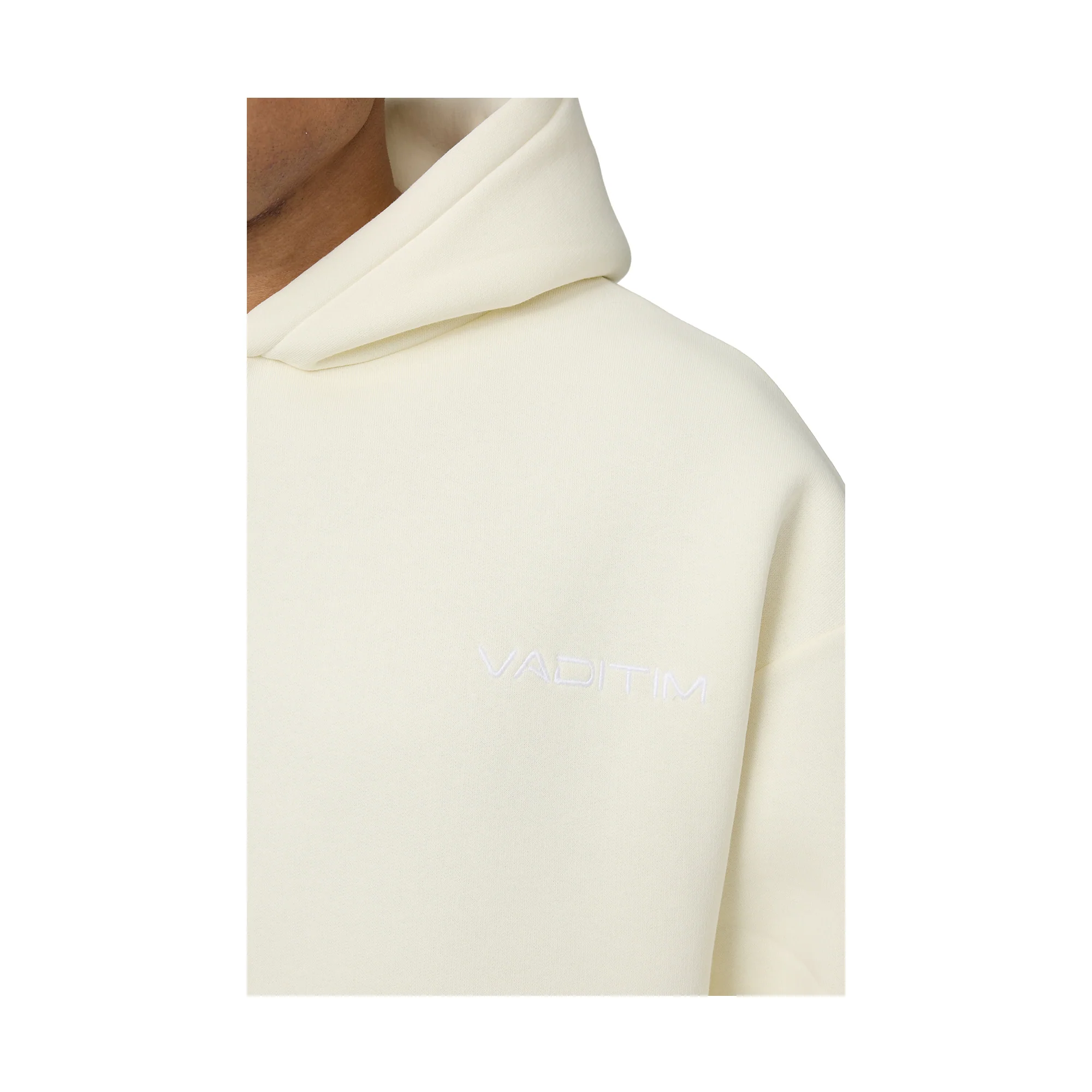 CREAM VADITIM BASIC HOODIE