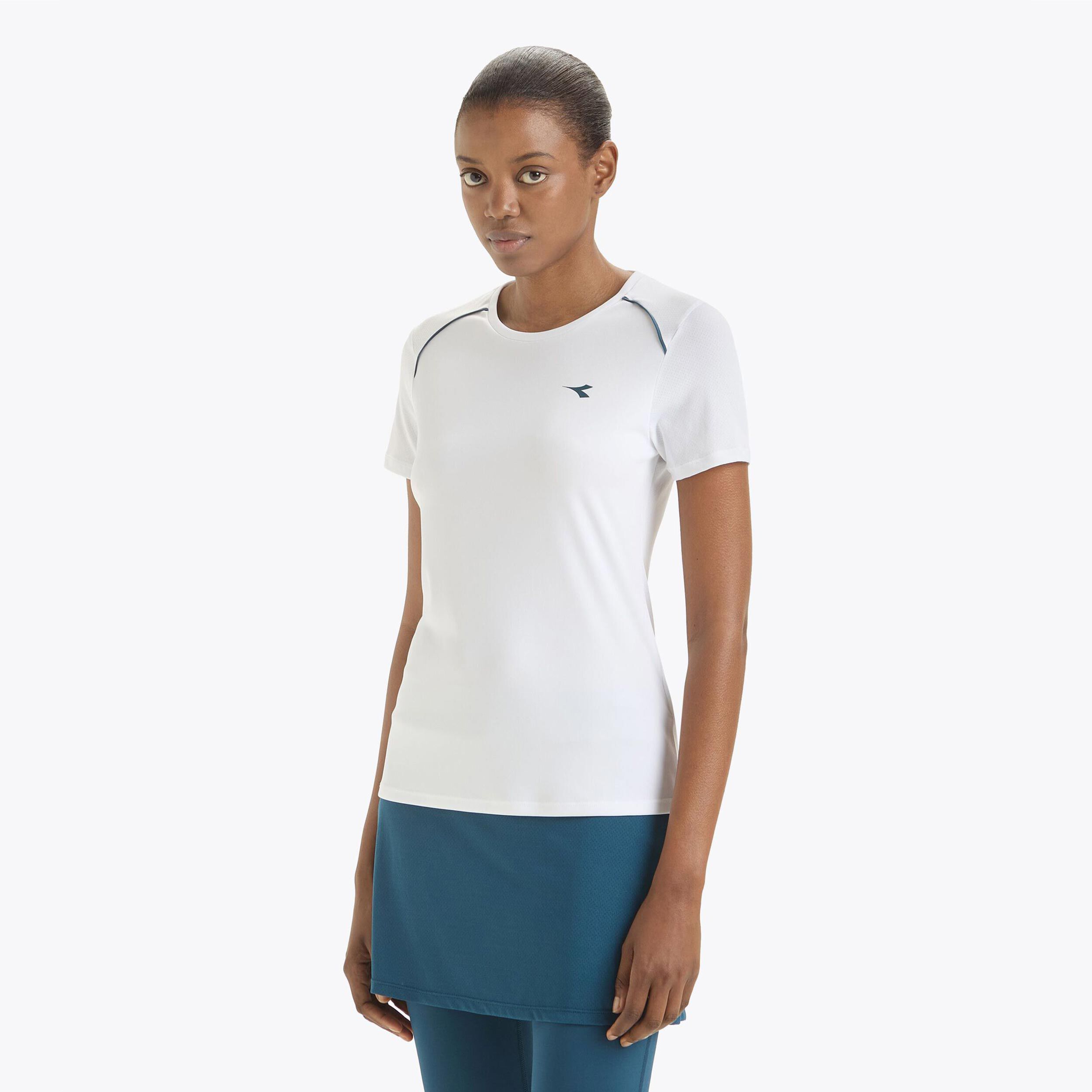 L. T-Shirt Damen - Weiß