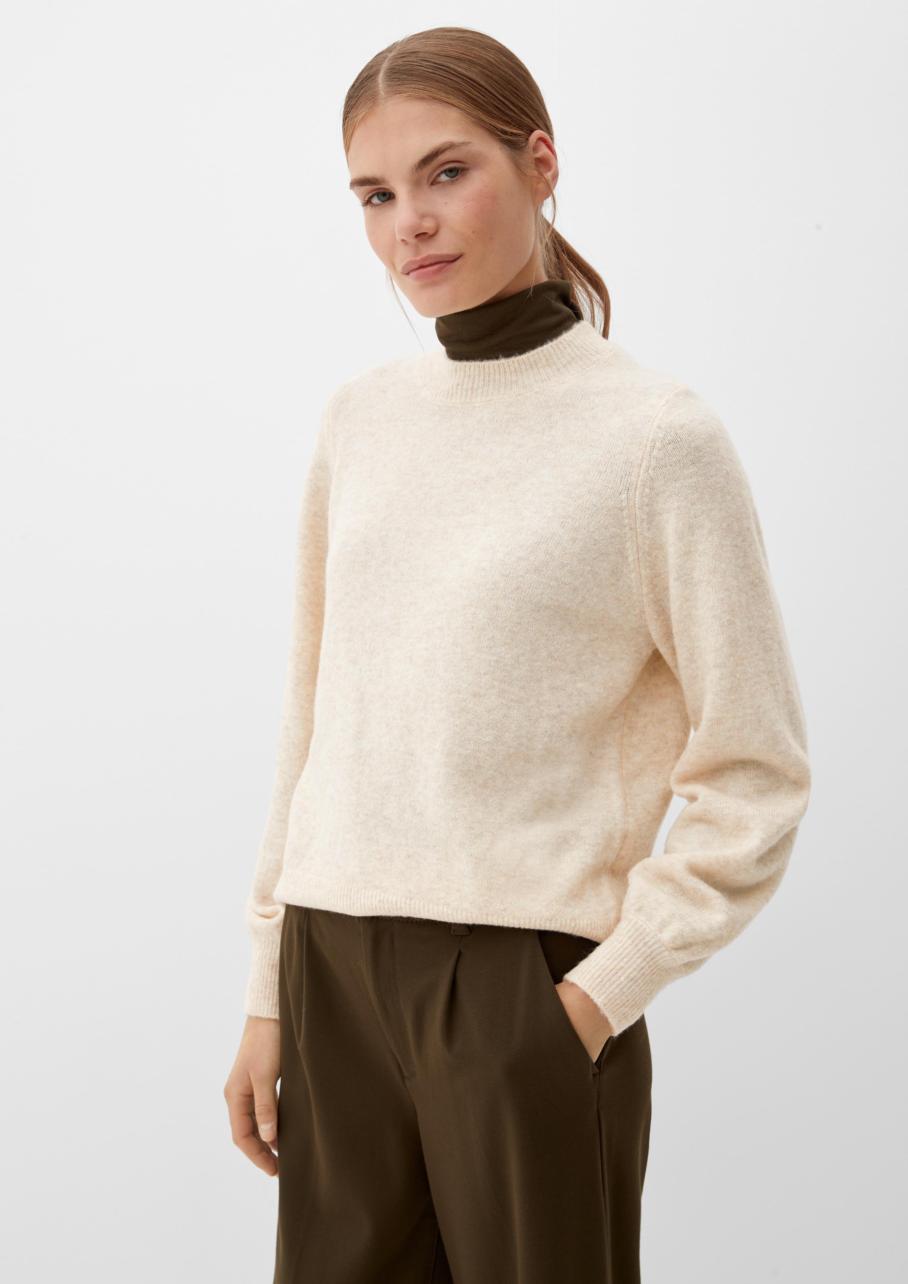 Strickpullover aus Wollmix  2121159-81W1