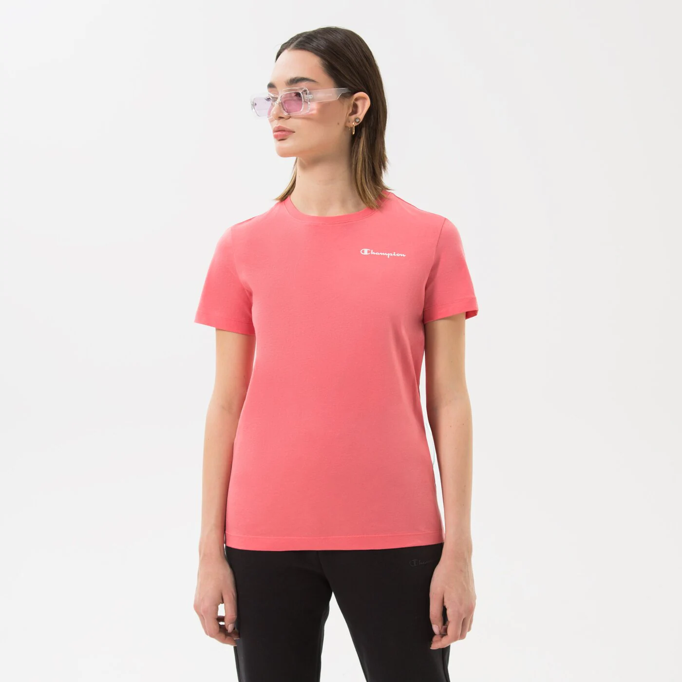 CHAMPION T-SHIRT CREWNECK T-SHIRT Rosa