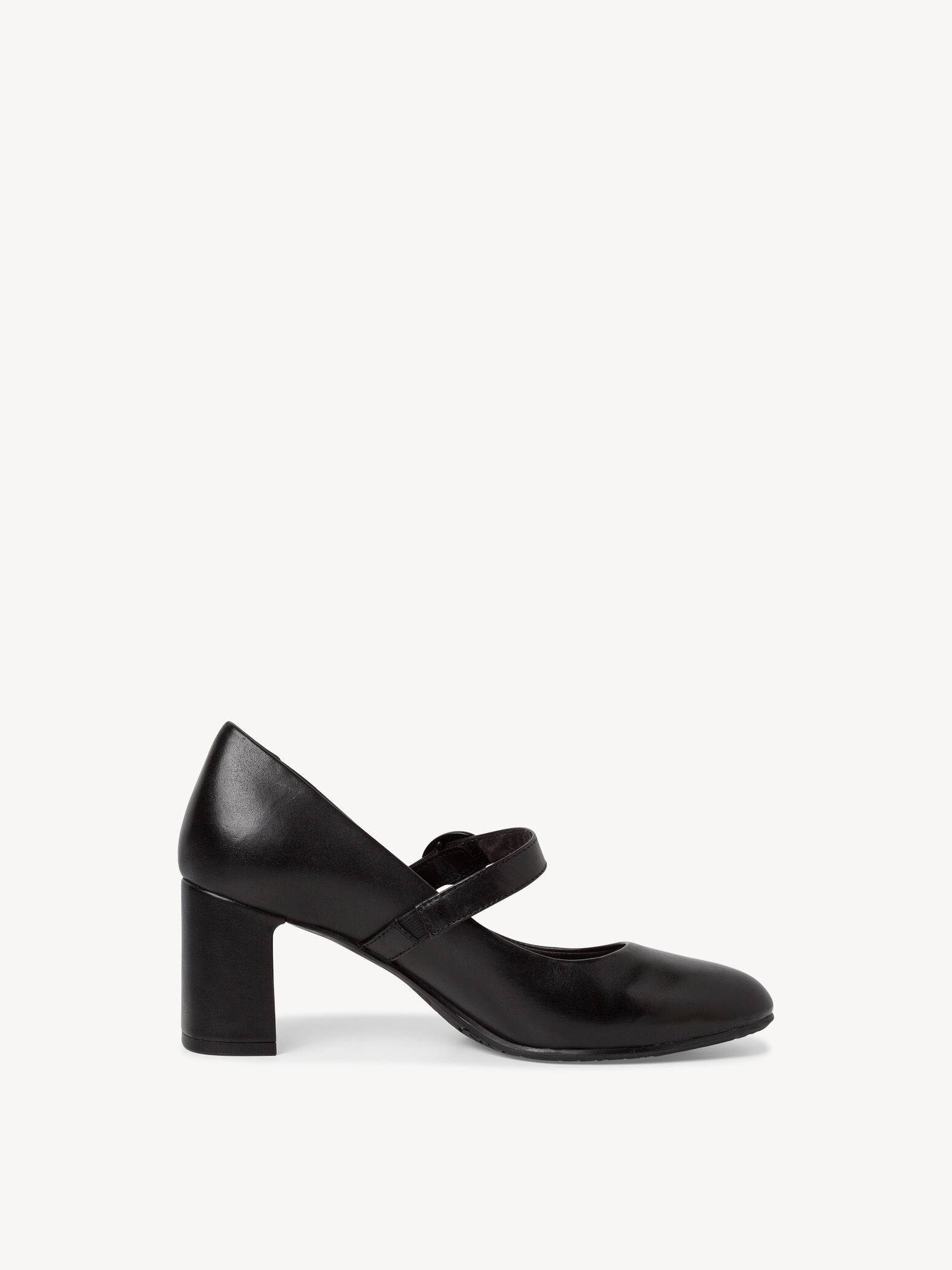 Escarpin en cuir - noir
