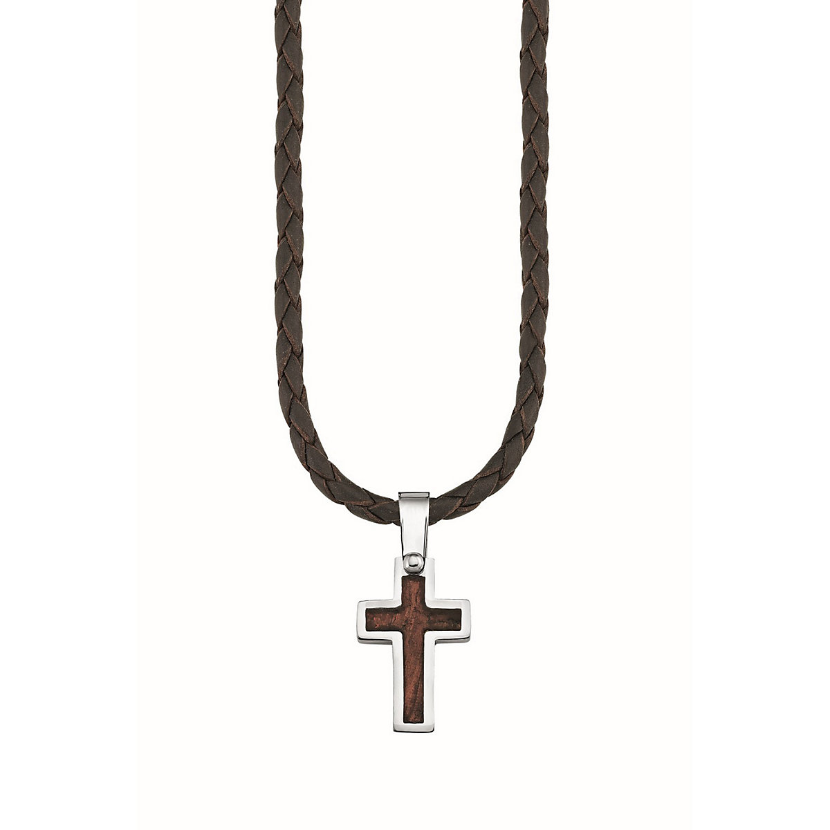 Kette mit Anhänger für Jungs, Edelstahl | Kreuz Halsketten für Jungen