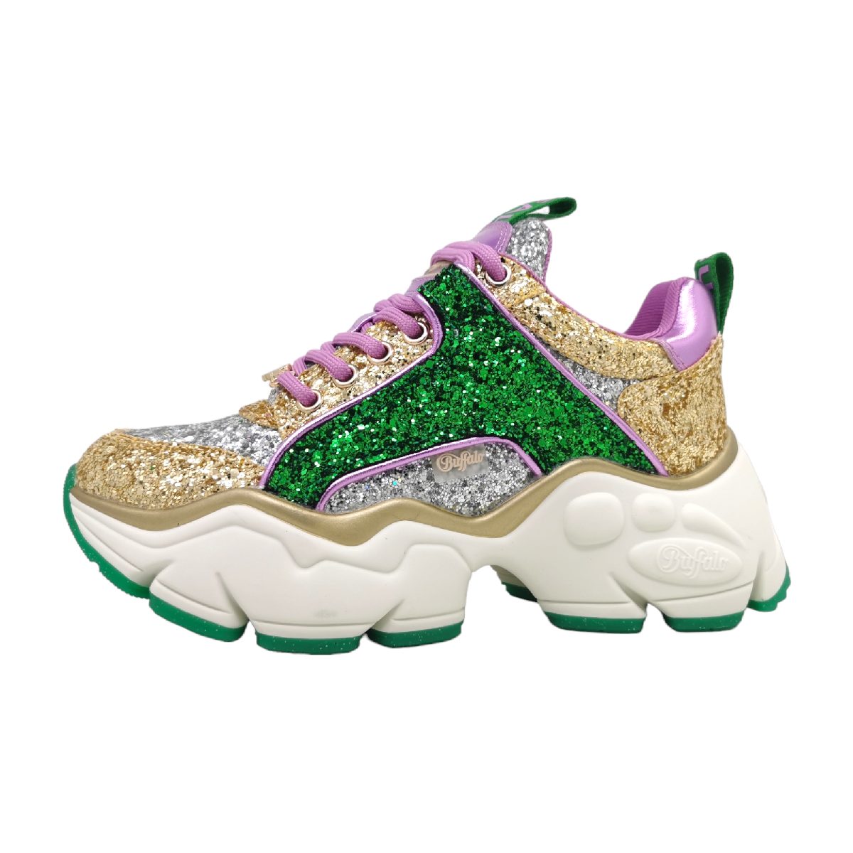 Buffalo Binary Glam 1636058/1 Mehrfarbig Gold/Green/Rose