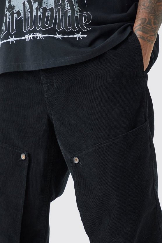 Plus lockere Cord-Hose