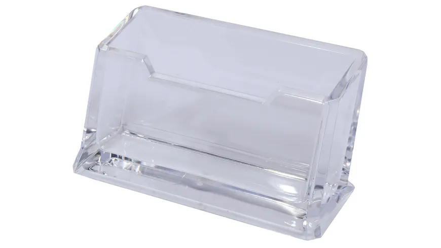 Metzger & Mendle Visitenkartenhalter Solido transparent