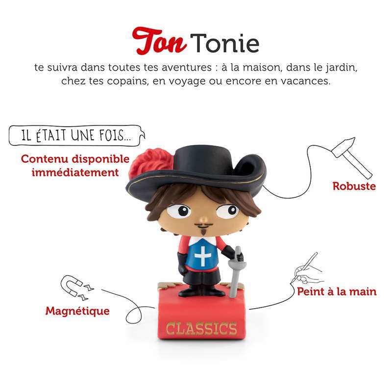 Figurine Tonie Les trois mousquetaires Tonies