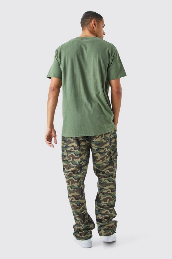 Oversize T-Shirt mit Homme Design Print