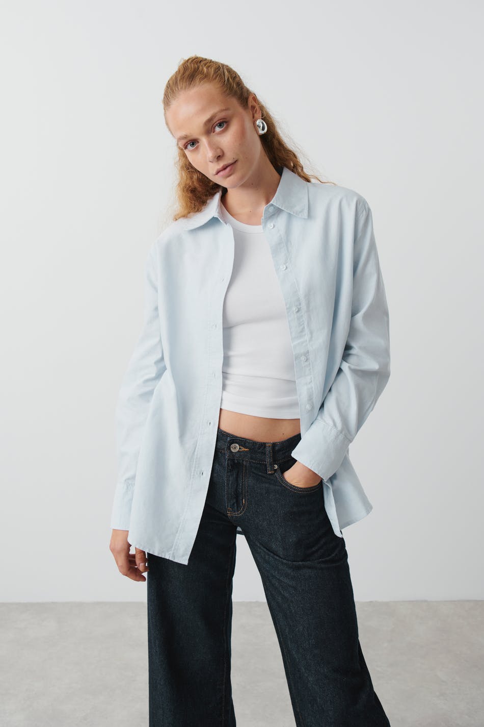 Oversized oxford shirt