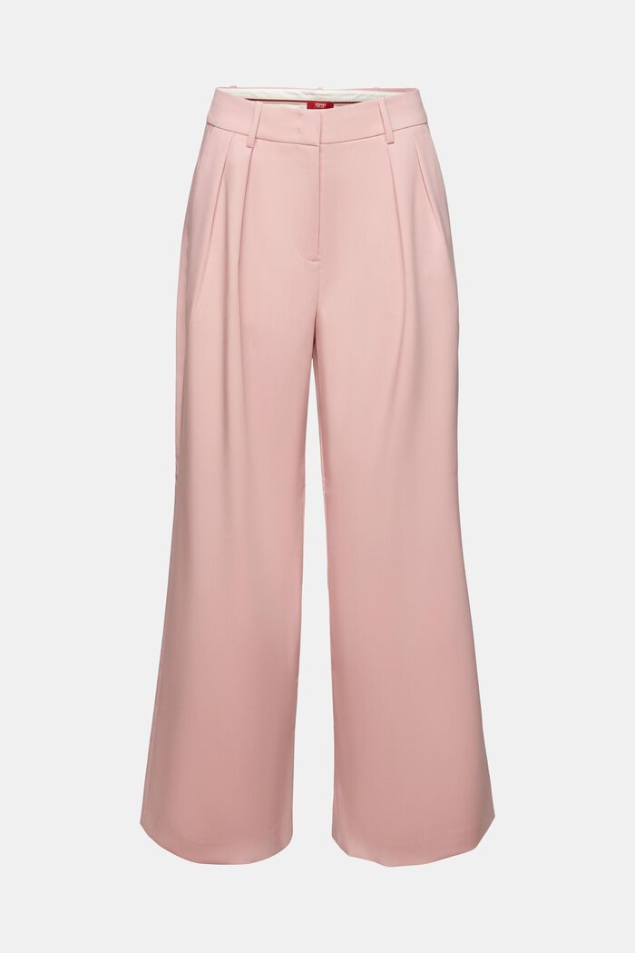 Hose aus Webstoff mit weitem Bein
