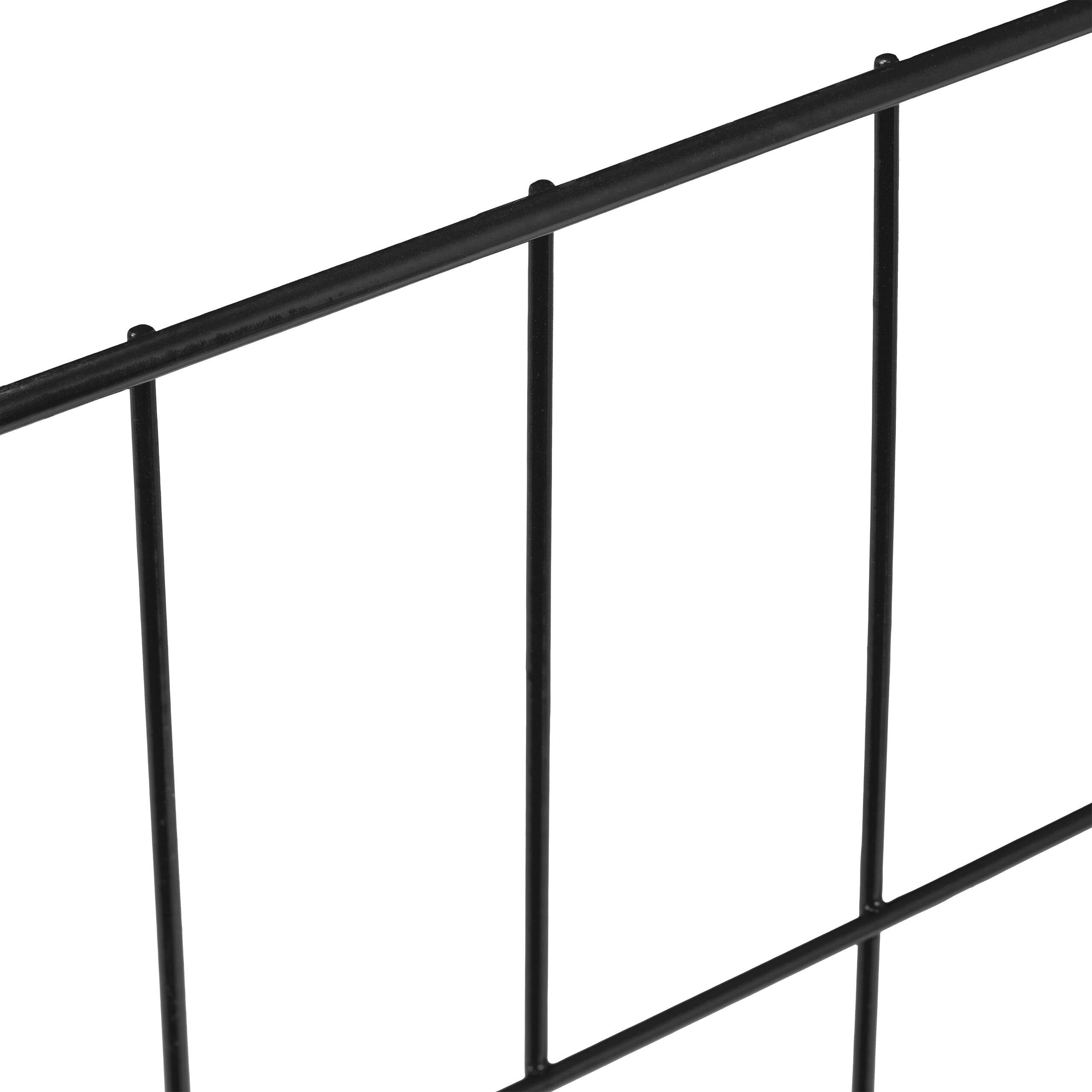 relaxdays Komposter Komposter Metall 3er Set schwarz, BxTxH: 90x90x70 cm