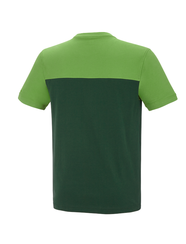 e.s. T-Shirt cotton stretch bicolor