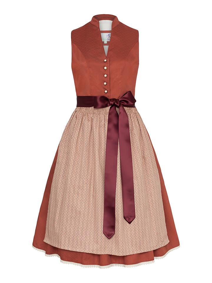 Alpenfee Dirndl ''Kara'' in Orange günstig kaufen