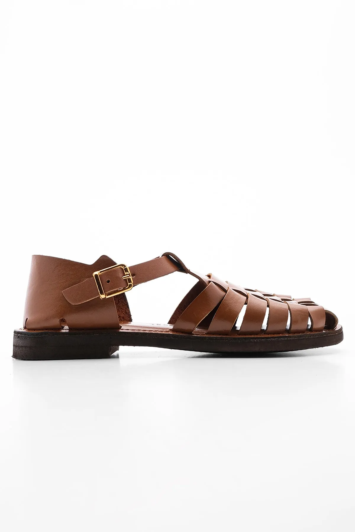 Marjin  Sandalette - Braun - Flacher Absatz